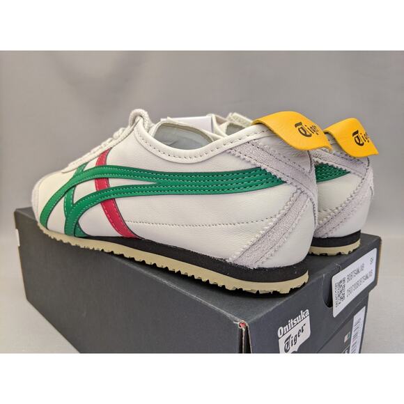 Authentic Onitsuka Tiger MEXICO 66 Leather 1183C102 201 BIRCH/GREEN Size US 7.5 - Picture 9 of 12